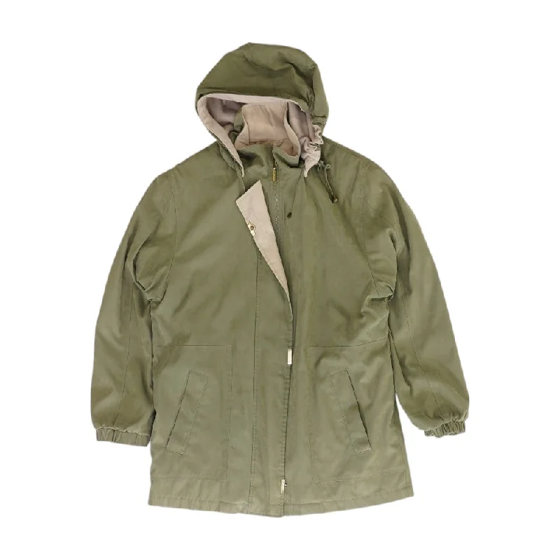 Discount Deals Olive Solid Lightweight Jacket