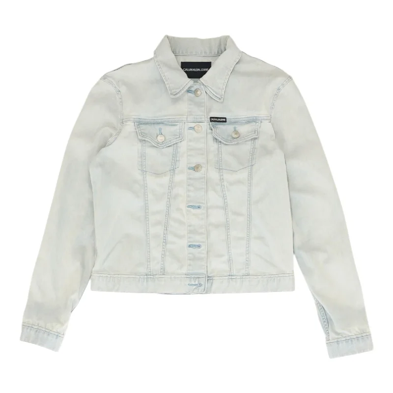 Special Buy Blue Solid Denim Jacket