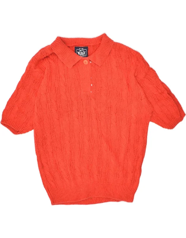 Year-End Clearance WOOLRICH Womens 3/4 Sleeve Polo Neck Jumper Sweater UK 10 Small Red Year-End Clearance WOOLRICH Womens 3/4 Sleeve Polo Neck Jumper Sweater UK 10 Small Red