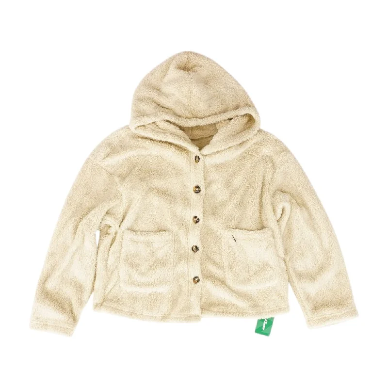 Price Fest Beige Solid Lightweight Jacket