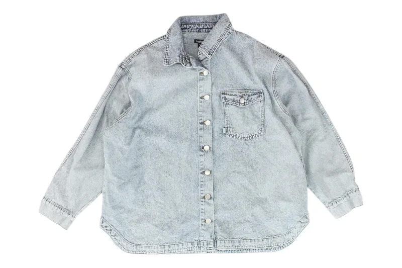 Best Seller Blue Solid Denim Jacket