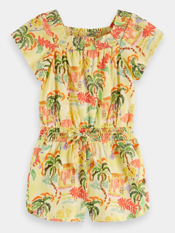 Today’s Deal Kids - Printed jersey playsuit