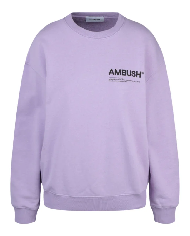 Grand Opening Sale AMBUSH Womens Crewneck Workshop Sweatshirt