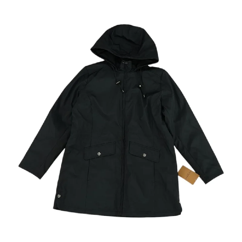 Crazy Deals Black Solid Lightweight Coat