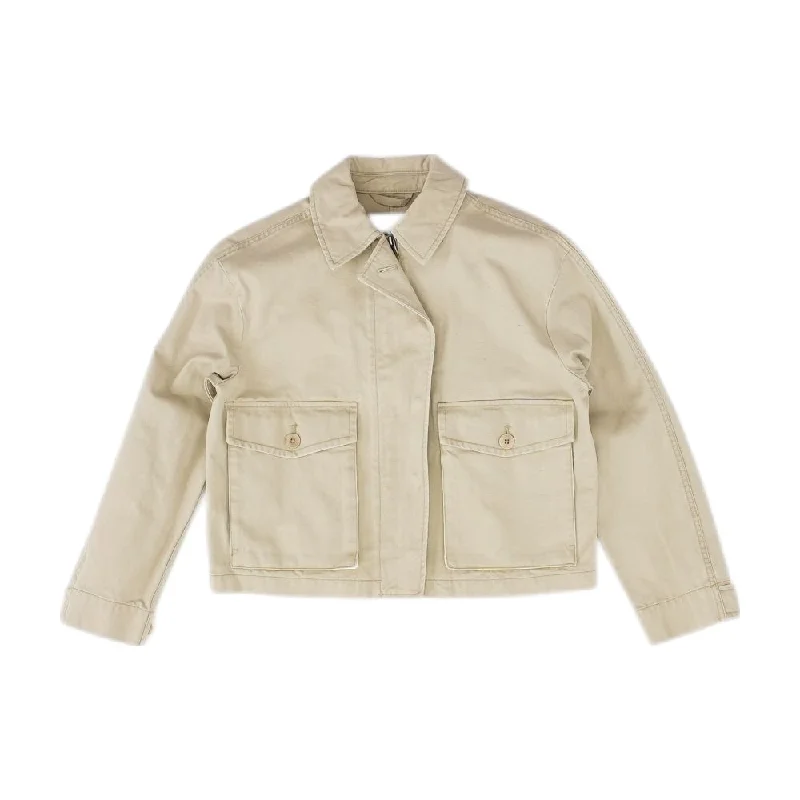 Time-Limited Offer Khaki Solid Jacket