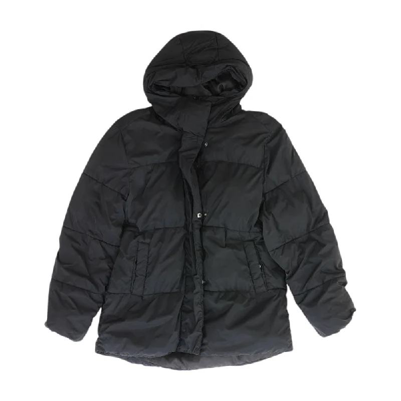 Deal of the Week Black Solid Puffer Jacket