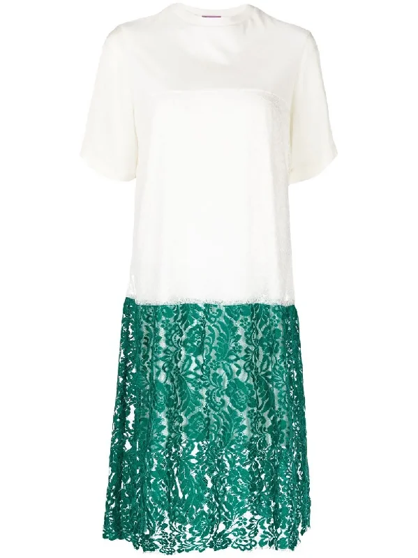 Final Markdown Dress With Lace Panels