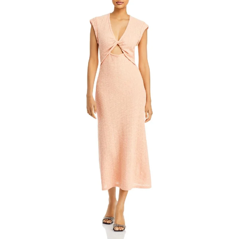 Reduced Prices Barbara Womens Knit Long Midi Dress