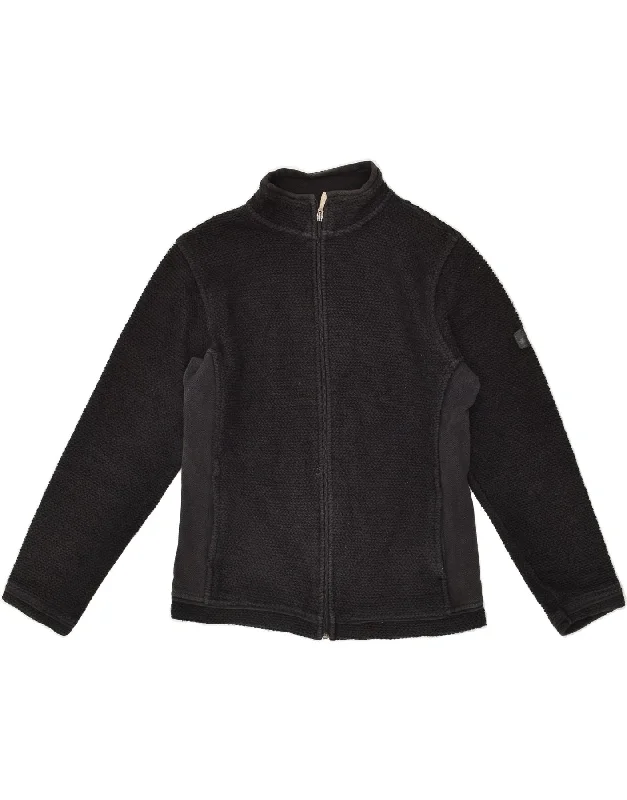 Huge Savings WEIRD FISH Womens Cardigan Sweater UK 14 Medium Black Cotton
