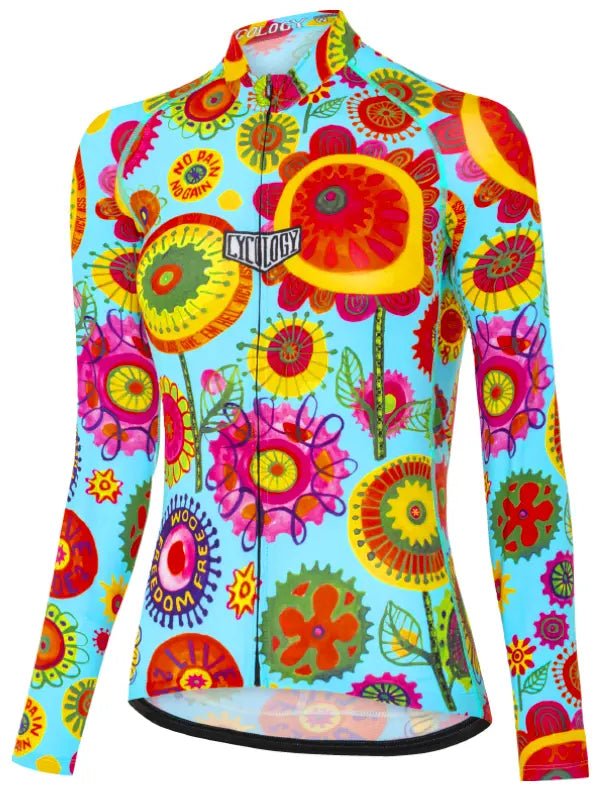 New Arrival Happy Pedal Women's Summer Long Sleeve Jersey
