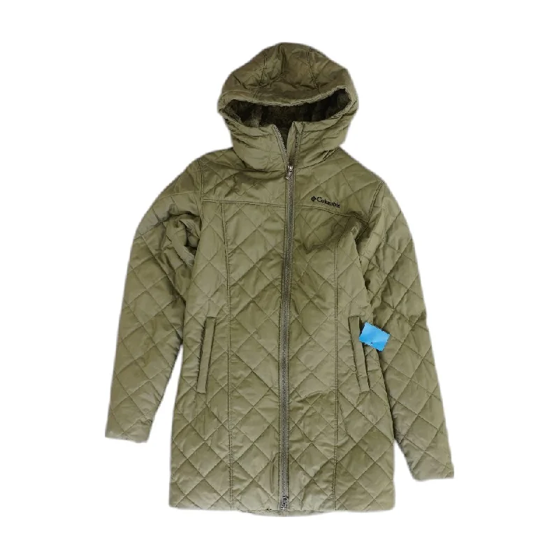 Bargain Blast Olive Solid Puffer Coat