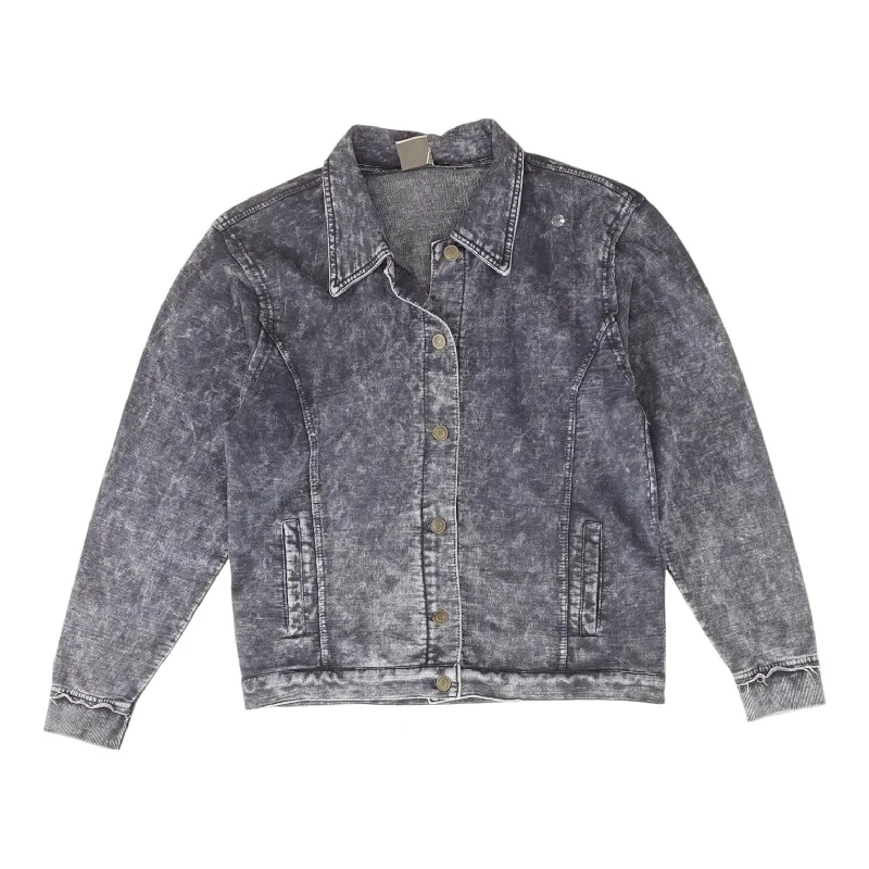 Super Savings Navy Solid Denim Jacket