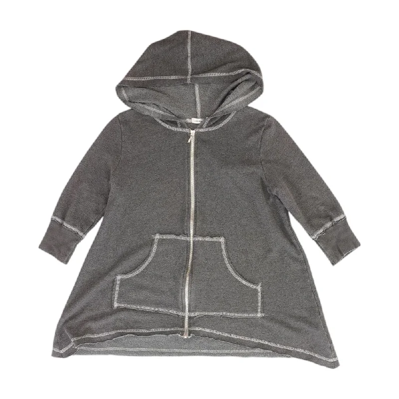 Big Savings Gray Solid Active Jacket