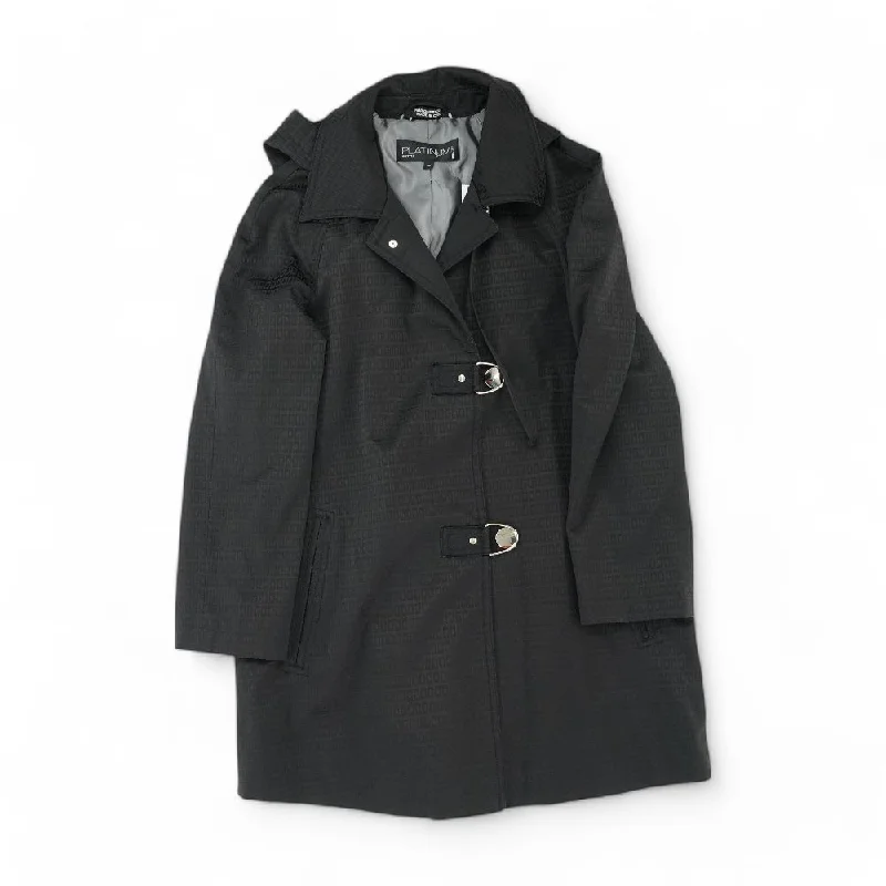 Big Discounts Black Geometric Coat