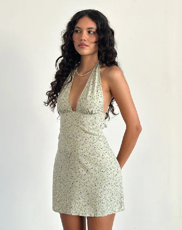 Great Bargains Leana Mini Dress in Parma Violet
