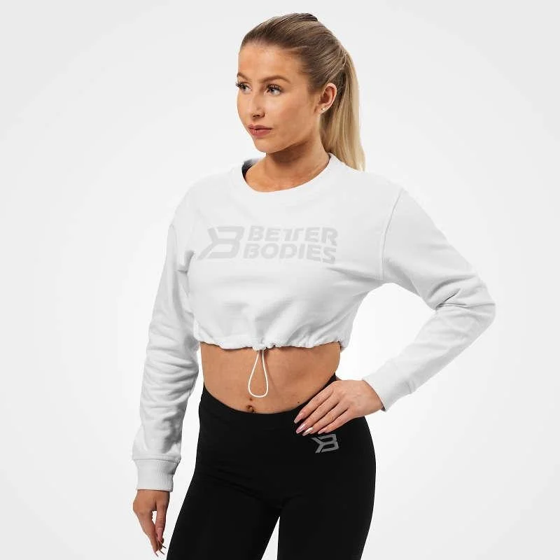 Savings Spectacular Better Bodies Madison Cropped L-S - White