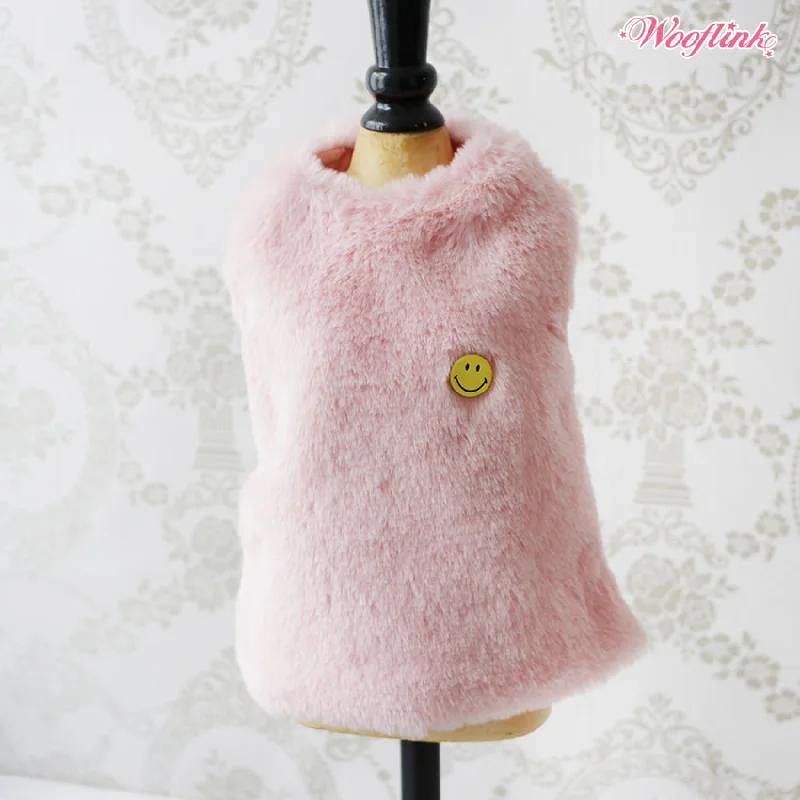 Limited Stock Wooflink Smile Fur Coat - Pink
