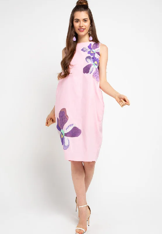 Stock Clearance VANDA Pink Tulip Dress