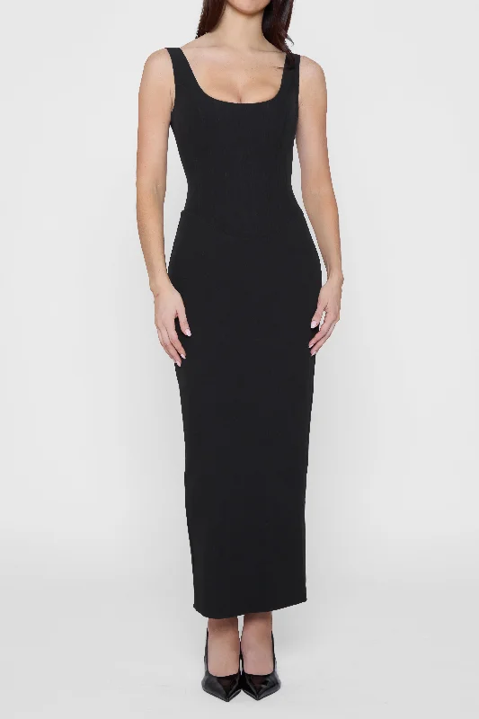 Midnight Madness Sancia Corset Midi Dress