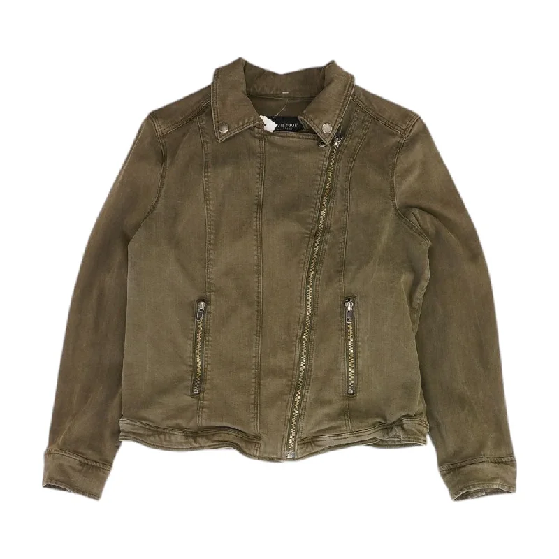 Buy More, Save More Green Solid Lightweight Jacket