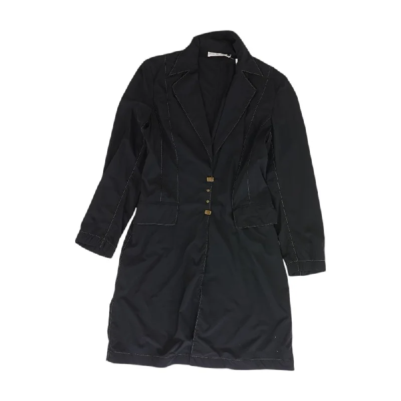 Year-End Sale Black Solid Coat