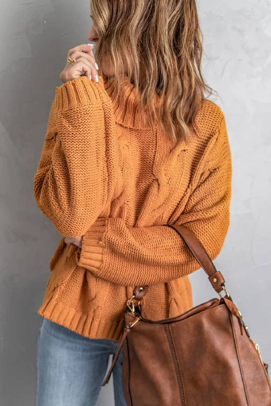 Today's Special Chunky Knit Sweater - Mustard Yellow