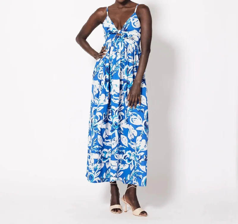 Referral Discount Annie Ankle Dress In Azure