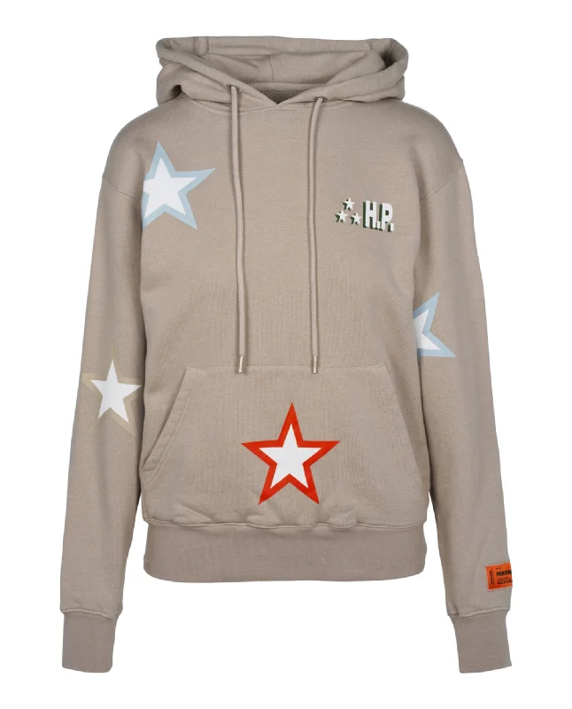 Deal Mania Heron Preston Womens Star Print Hoodie