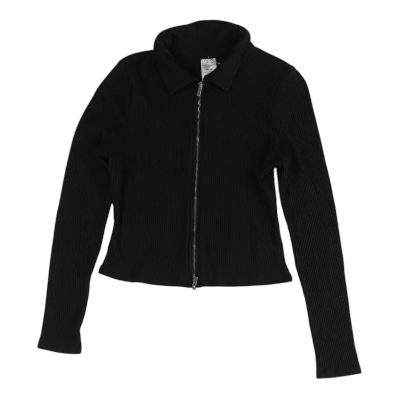 Value Deals Black Solid Active Jacket