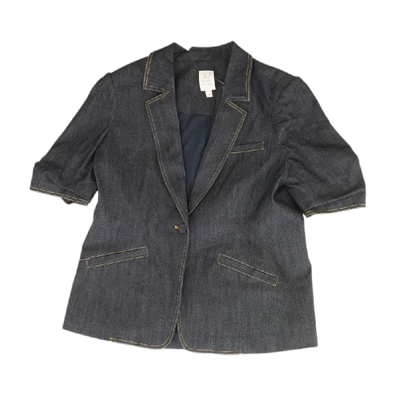 Weekend Deal Blue Solid Denim Jacket