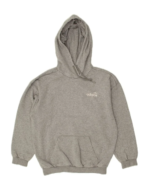 YEAR-End Clearance ADIDAS Womens Oversized Graphic Hoodie Jumper UK 4 XS Grey Cotton YEAR-End Clearance ADIDAS Womens Oversized Graphic Hoodie Jumper UK 4 XS Grey Cotton