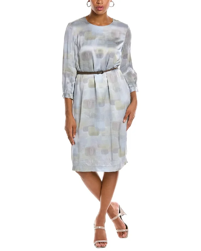 Limited Quantity Peserico Belted Shift Dress