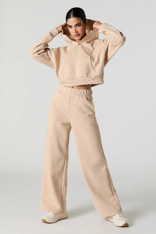 Savings Galore Active Wide Leg Fleece Sweatpant