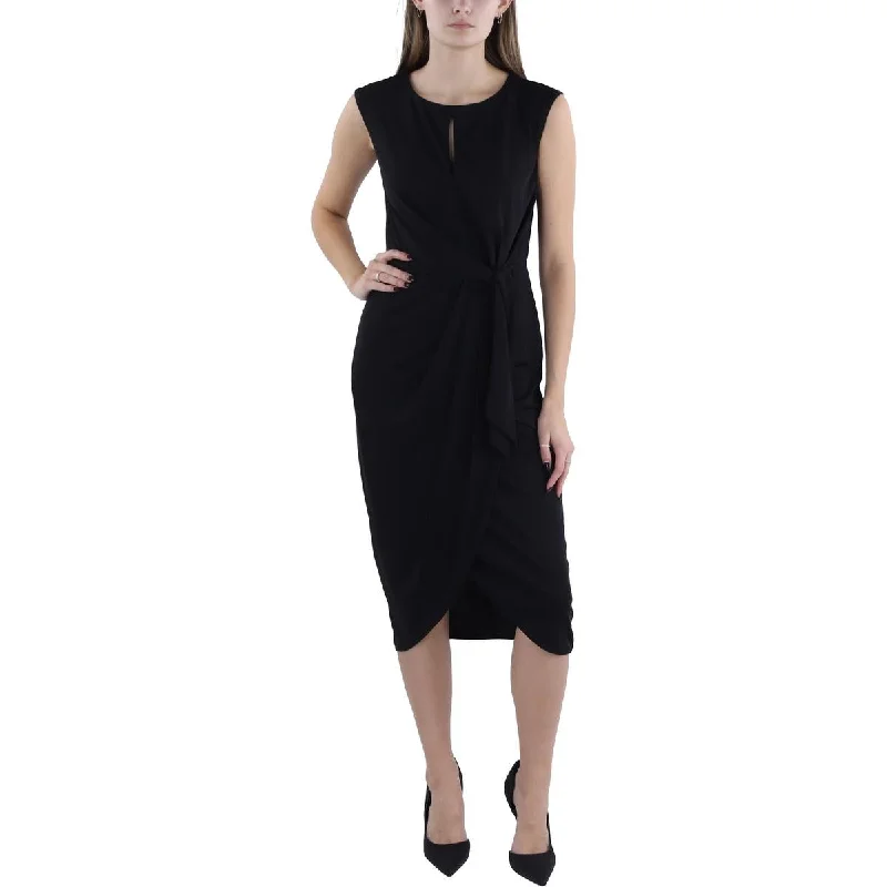 Special Buy Womens Stretch Wrapped Midi Dress