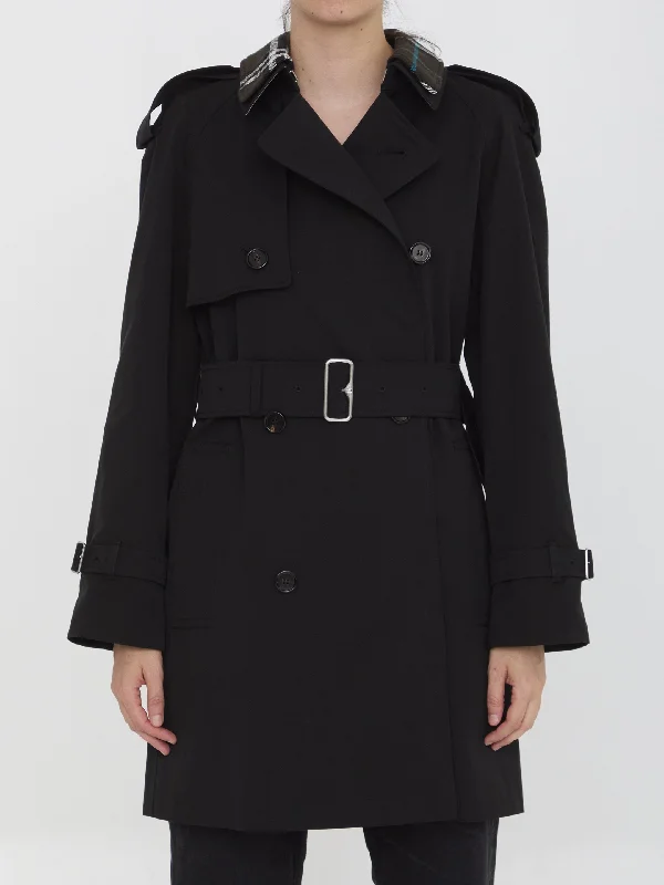 Today’s Deal Raincoat With Check Collar
