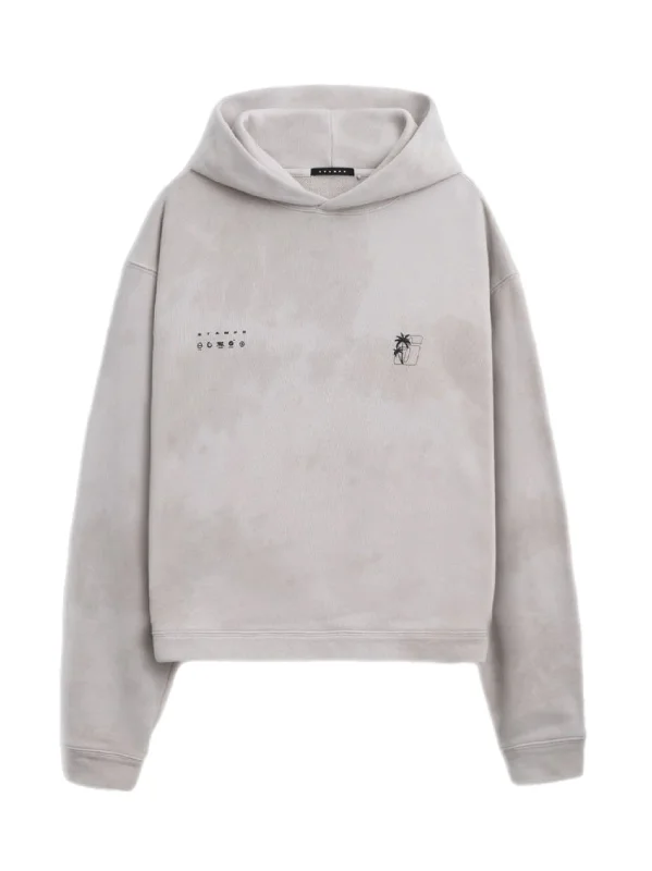 The Best Prices STAMPD Transit Tie Dye Cropped Hooded Sweatshirt