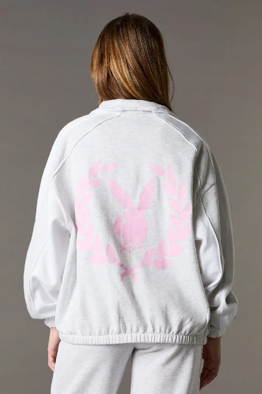 Closeout Playboy Graphic Colourblock Jacket