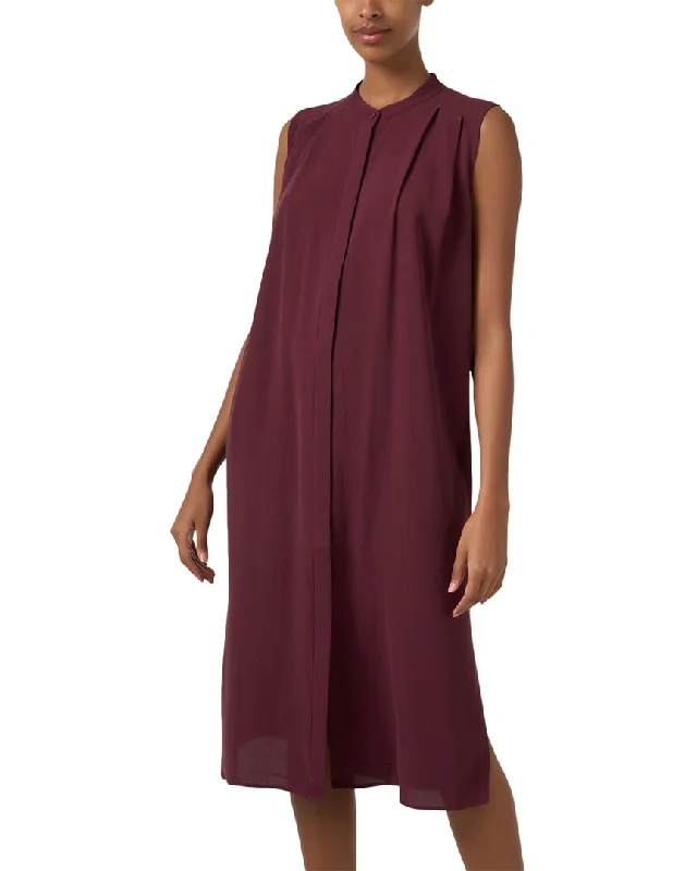 Today’s Deal EILEEN FISHER Silk Pleated Dress