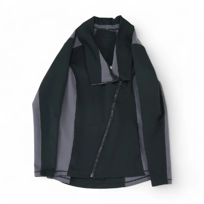 Amazing Deals Black Color Block Lightweight Jacket