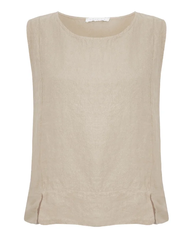Holiday Sale Lucie Linen Cami - Natural