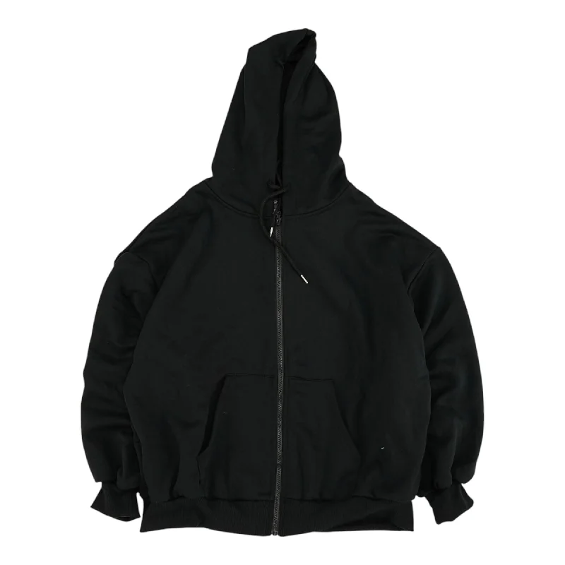 Bargain Blast Black Solid Lightweight Jacket