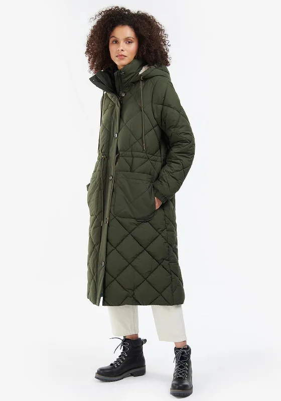 Amazing Deals Barbour Womens Orinsay Quilted Jacket, Ancient Sage