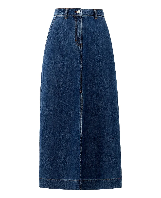 Hurry In Denver Midaxi Skirt - Vintage