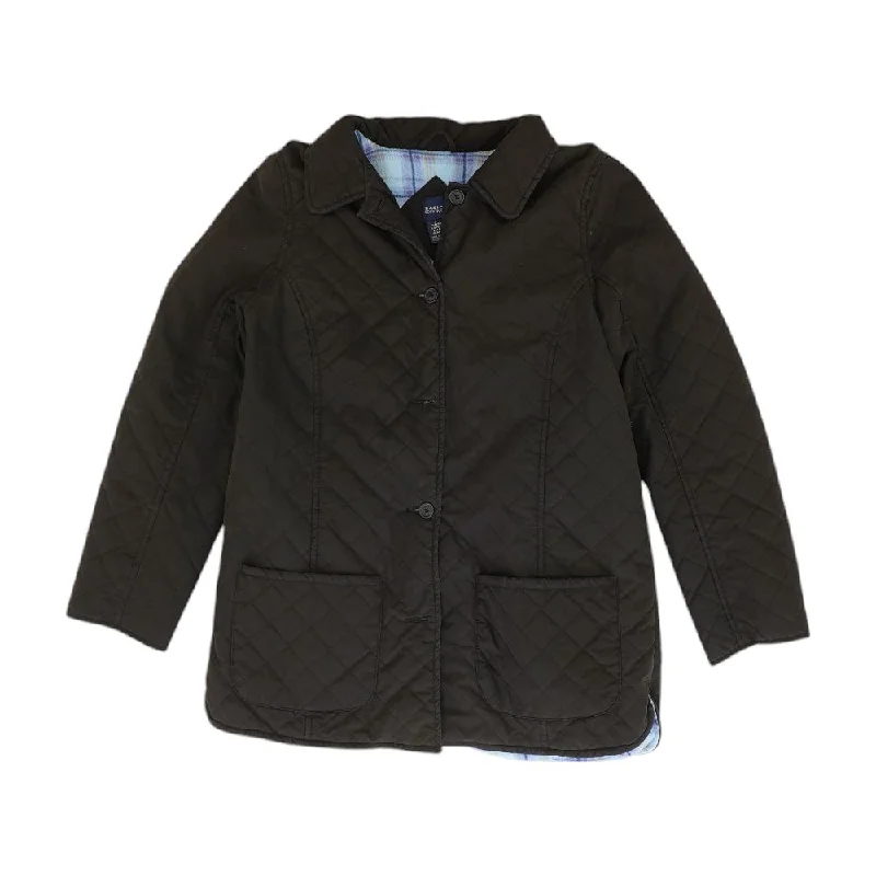 Shop and Save Black Solid Lightweight Jacket