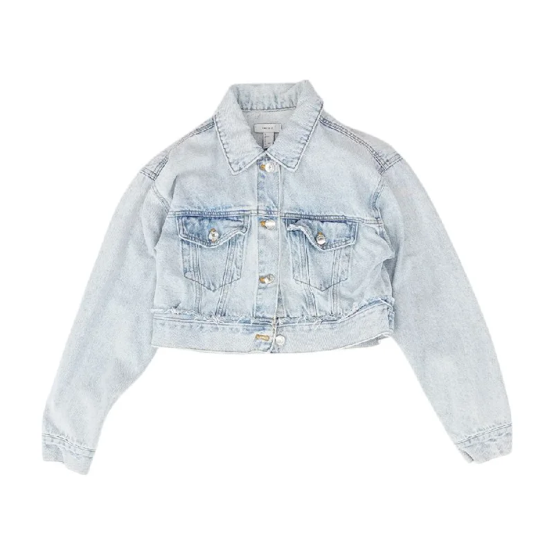 Exclusive Deal Blue Solid Denim Jacket