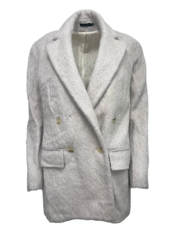 Midnight Sale BLK DNM Women's Dusty Pink Virgin Wool Mohair Jacket 56 Size S NWT
